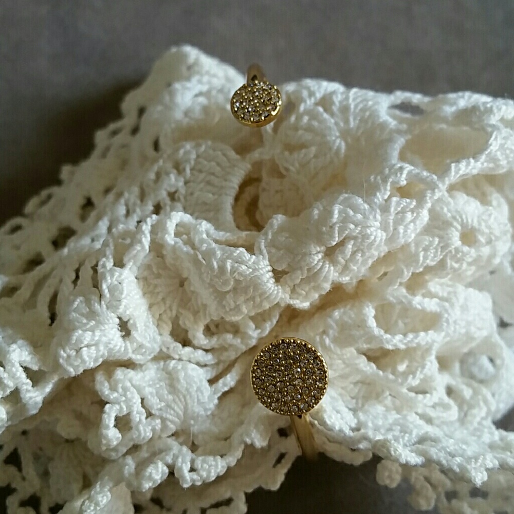 Stella & Dot Pave Disc Cuff